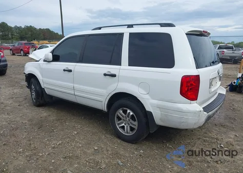 2004 Honda Pilot Ex-L из США, поврежденный, VIN 2HKYF18504H509604